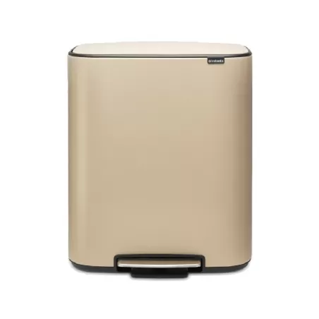 Bo Pedal Bin, 2x30L, Mineral Golden Beach - Brabantia