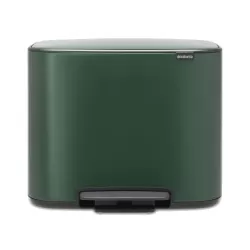 Bo Pedal Bin, 3 x 11L, Pine Green - Brabantia