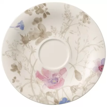 Mariefleur Gris Basic Piattino tazza colazione19cm - Villeroy & Boch
