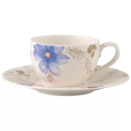 Mariefleur Gris Basic Tazza caffe c.piat.2pezzi - Villeroy & Boch