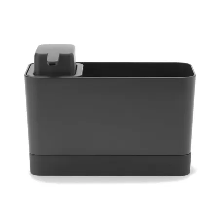 Set organizer per lavello [Organizer + Soap Dispenser], Dark Grey - Brabantia