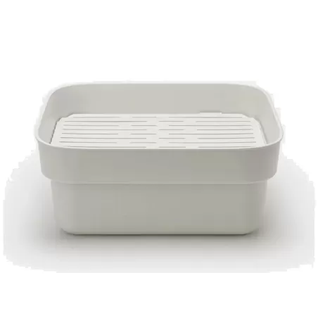 Bacinella da lavello con vassoio scolapiatti, Light Grey - Brabantia