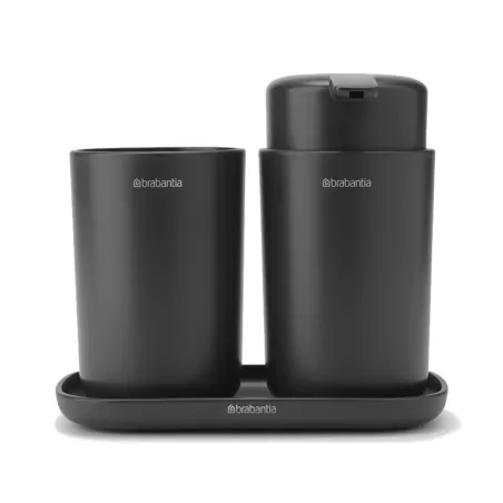 Set 3 accessori da bagno, Balance, Dark Grey - Brabantia