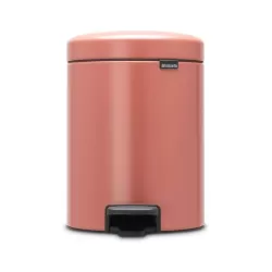 Pedal Bin newIcon 5L, Terracotta Pink - Brabantia