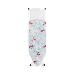 XL Comfort 124x45 - Portacaldaia Solid, telaio Bianco, Botanical - Brabantia