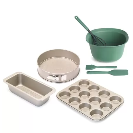 Set Bakeware (Tortiera 24 cm, Stampo Plumcake 23 cm, Stampo Muffin), Champagne - Brabantia