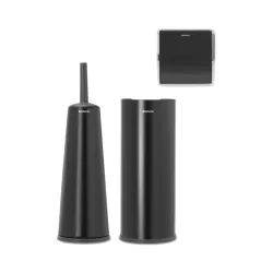 Set 3 accessori da toilette, Balance, Nero - Brabantia