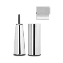 Set 3 accessori da toilette, Balance, Inox Lucido - Brabantia