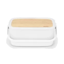 Nic Bread Bin, Light Grey - Brabantia