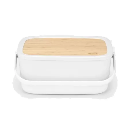 Nic Bread Bin, Light Grey - Brabantia