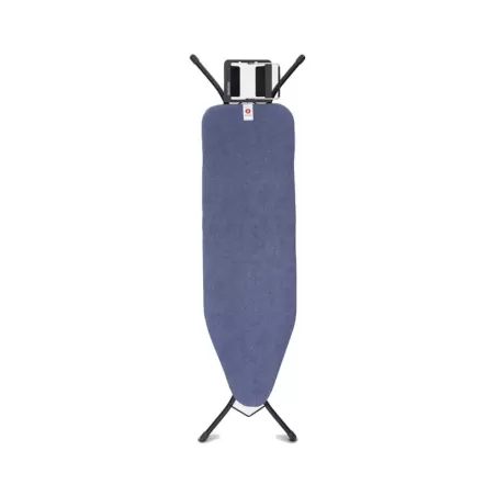 Comfort 124x38 - Poggiaferro, telaio Nero, Denim Blue - Brabantia