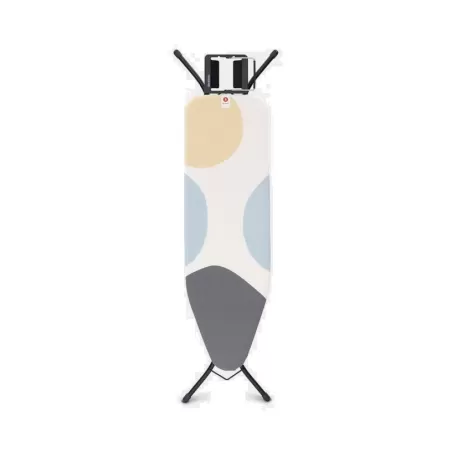 Comfort 124x38 - Poggiaferro, telaio Nero, Spring Bubbles - Brabantia