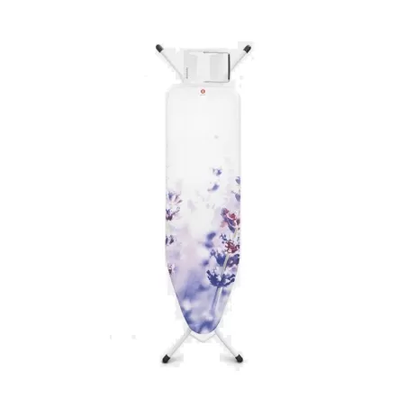 Comfort 124x38 - Poggiaferro, telaio Metallic Grey, Lavender - Brabantia