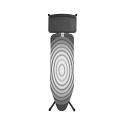 Comfort 124x38 - Portacaldaia Solid, telaio Nero, Titan Oval - Brabantia