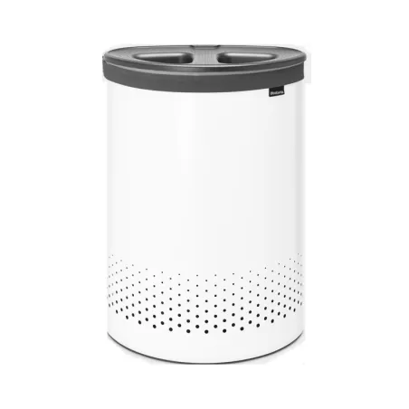 Laundry Bin Selector 55L, cop. in plastica Dark Grey, Bianco - Brabantia