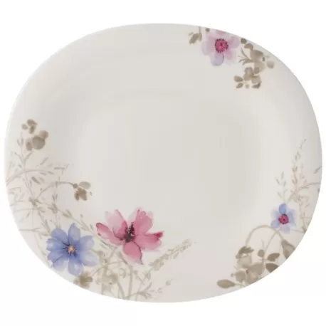 Mariefleur Gris Basic Piatto gourmet ov.32x28cm - Villeroy & Boch