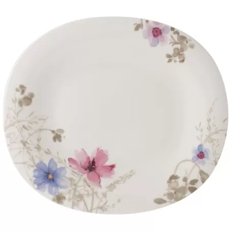 Mariefleur Gris Basic Piatto gourmet ov.32x28cm - Villeroy & Boch