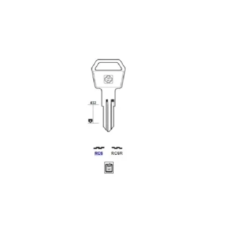 Chiave, Cina - RC6 - Silca