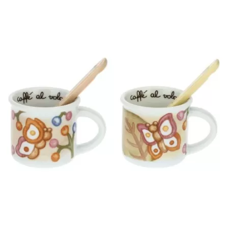 Set 2 mini mug con cucchiaini - Thun