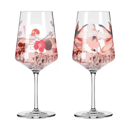 Calice Spritz "Sommersonett 2" Xavier Esclusa Trias - Tropeolo e Magnolie - Ritzenhoff