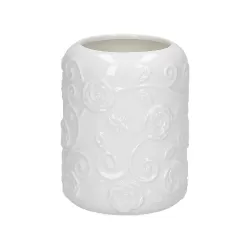 Tivoli, Porta spazzolini Cm. 8,5xh11 - La Porcellana Bianca