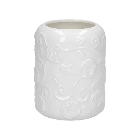Tivoli, Porta spazzolini Cm. 8,5xh11 - La Porcellana Bianca