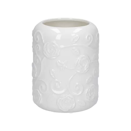 Tivoli, Porta spazzolini Cm. 8,5xh11 - La Porcellana Bianca