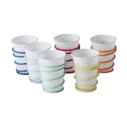 Portabicchieri filo col.-Cf.6