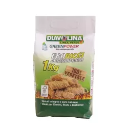 Diavolina accendifuoco ecologica ricci 1 Kg.