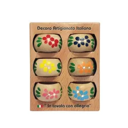 Allacciatovaglioli legno - 6 p