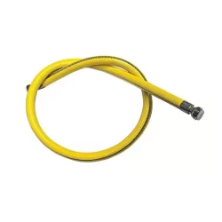 Tubo gas inox rivestito con attacco femmina 1/2 - femmina 1/2 - Cm.100