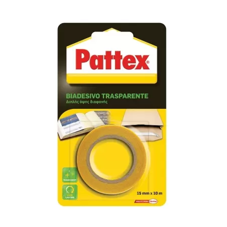 Pattex biadesivo 15x10 Mt.trasparente