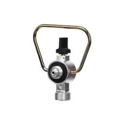 Rubinetto raccordo per valvola italiana campingaz