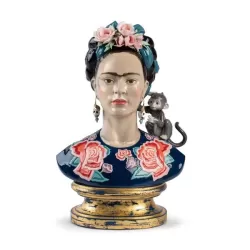 Frida Kahlo (azzurro) - Lladrò