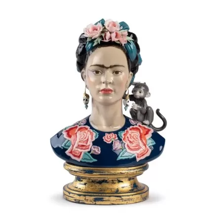 Frida Kahlo (azzurro) - Lladrò