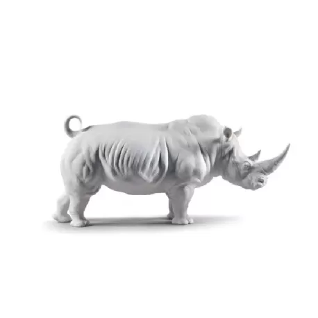 Rinoceronte bianco (mate) - Lladrò