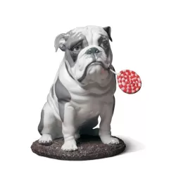 Bulldog con lecca-lecca - Lladrò