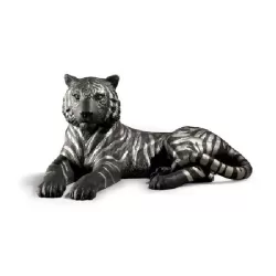 Tigre (nero-argento) - Lladrò