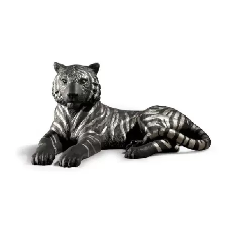 Tigre (nero-argento) - Lladrò