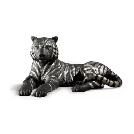 Tigre (nero-argento) - Lladrò