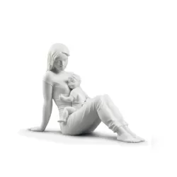 L'amore di una madre (bianco mate) - Lladrò