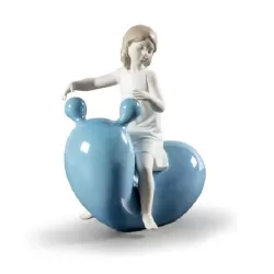 La mia altalena palloncino (blu) - Lladrò