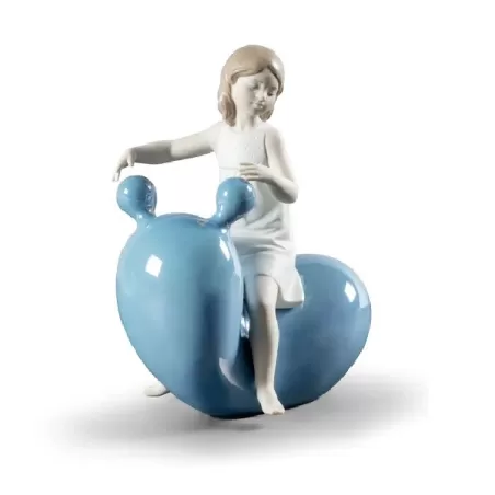 La mia altalena palloncino (blu) - Lladrò