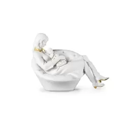 Dormendo con mamma (bianco-oro) - Lladrò