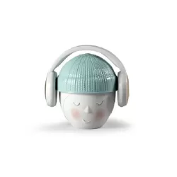 Scatola con cuffie Lee (bianca) - Lladrò