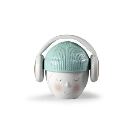 Scatola con cuffie Lee (bianca) - Lladrò