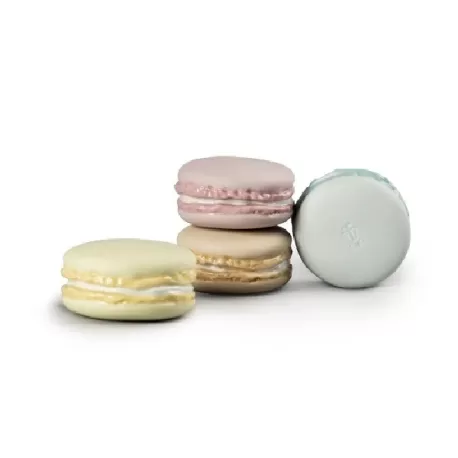 Macarons (crema-rosa-azzurro-giallo) - Lladrò