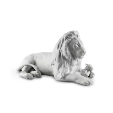 Leone con cucciolo - Lladrò