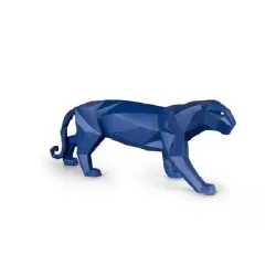 Pantera (azzurro) - Lladrò