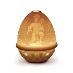Litofania - Hanuman (ricaricabile a led) - Lladrò